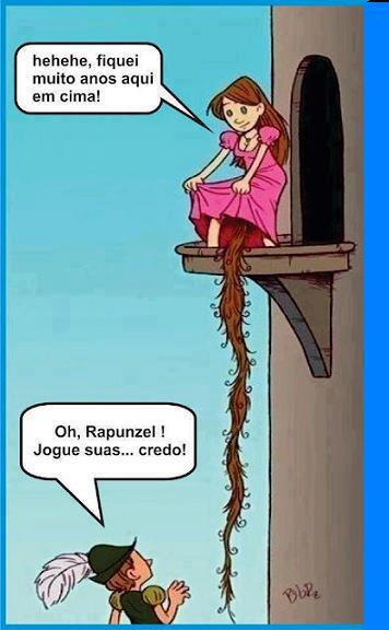 Rapunzel e suas "tranças"