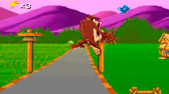 Taz-Mania no Natal do Super Nintendo